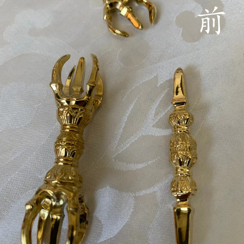 法器 弘法大師御請来式セット 独鈷杵 三鈷杵 五鈷杵 金剛杵 真鍮製