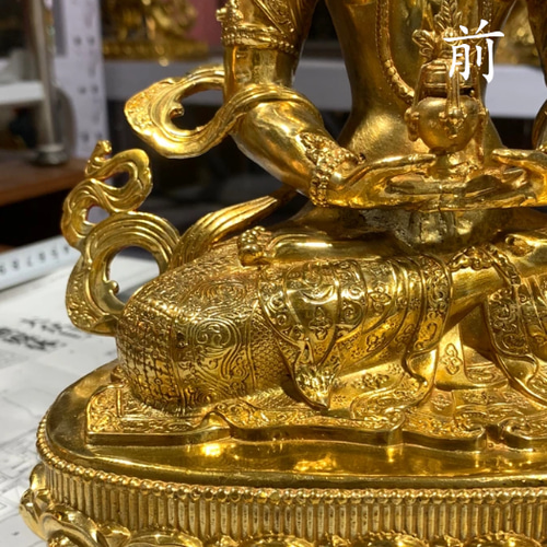 チベット仏教法具 長寿仏菩薩 仏壇仏像 真鍮製 時代美品 ご利益 30cm チベット仏教法具 長寿仏菩薩 仏壇仏像 真鍮製 時代美品 ご利益 30cm