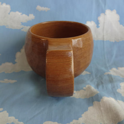 栗の木の一木彫りコーヒーカップ 10枚目の画像