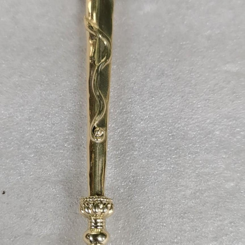 密教法器 文殊菩薩知恵神剣 金剛剣 仏教法具 真鍮製 16CM その他アート