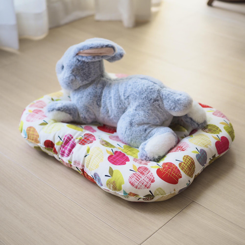 うさぎ用 ゴロンちょマット・りんご(クッション、ベッド) クッション
