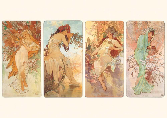 新柄入荷！ドイツ！『ミュシャ ポストカード Alphonse Mucha