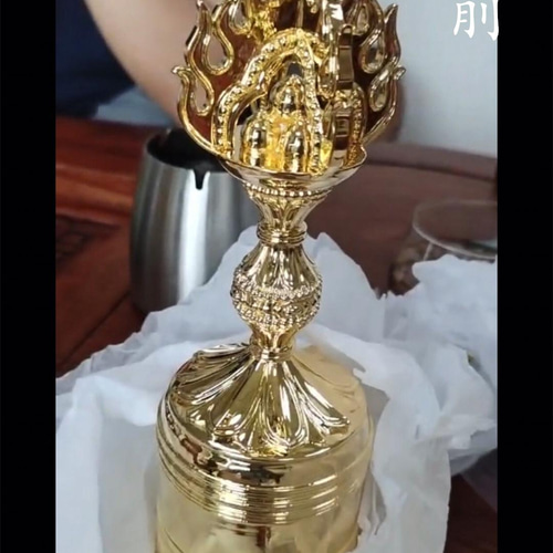 チベット密教法器 宝珠鐘 チベタンベル 真鍮製 金剛鈴 仏教美術 チベット密教法器 宝珠鐘 チベタンベル 真鍮製 金剛鈴 仏教美術