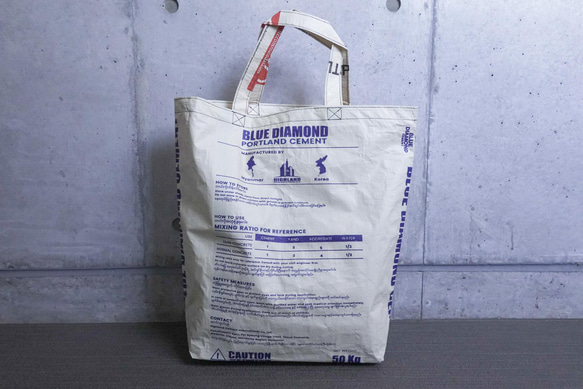 BREMENS CEMENT SACK BAG 【L】Blue Diamond 2枚目の画像