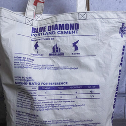 BREMENS CEMENT SACK BAG 【L】Blue Diamond 3枚目の画像