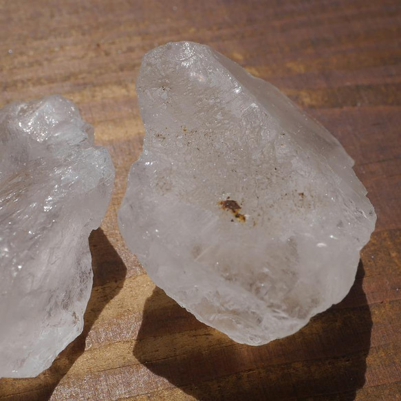 天然石2個セット約53g約48g 水晶ラフロック(ブラジル産)原石クォーツ穴なしクリスタル[qz-220420-01] 18枚目の画像