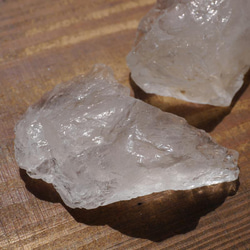 天然石2個セット約53g約48g 水晶ラフロック(ブラジル産)原石クォーツ穴なしクリスタル[qz-220420-01] 2枚目の画像
