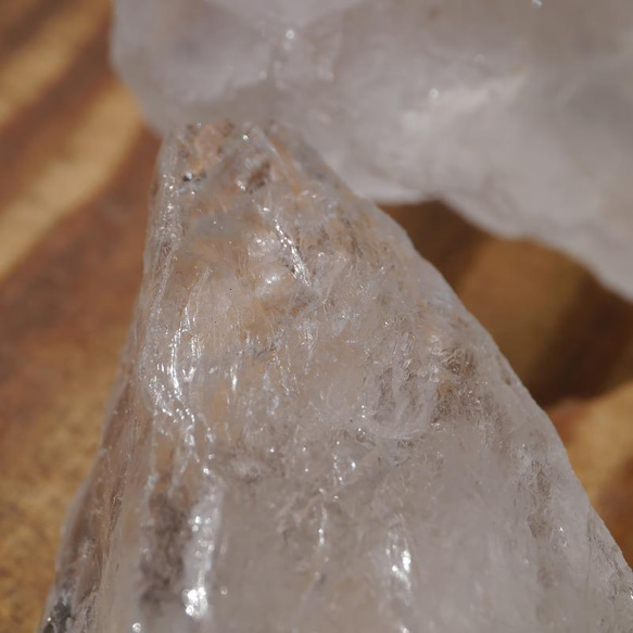天然石2個セット約53g約48g 水晶ラフロック(ブラジル産)原石クォーツ穴なしクリスタル[qz-220420-01] 12枚目の画像