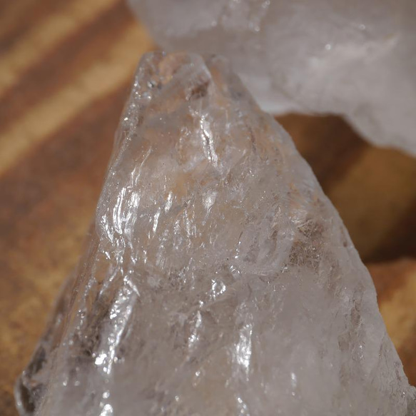 天然石2個セット約53g約48g 水晶ラフロック(ブラジル産)原石クォーツ穴なしクリスタル[qz-220420-01] 11枚目の画像