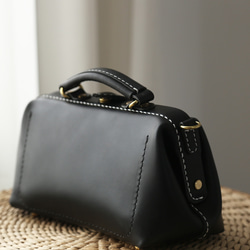 【切線】非常受歡迎！橫扣包，手工真皮單肩包，女士款，全手工縫製 第15張的照片