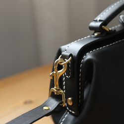 【切線】非常受歡迎！橫扣包，手工真皮單肩包，女士款，全手工縫製 第8張的照片