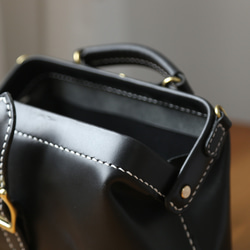 【切線】非常受歡迎！橫扣包，手工真皮單肩包，女士款，全手工縫製 第12張的照片