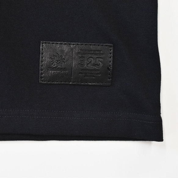 Tシャツ 無地 オーバーサイズ 大きめ ポケット タグ 無地Tシャツ ゆったりコットン 綿 シャツ ブラック TA001 2枚目の画像
