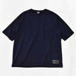 Tシャツ 無地 オーバーサイズ 大きめ ポケット タグ 無地Tシャツ ゆったりコットン 綿 シャツ ブラック TA001 13枚目の画像