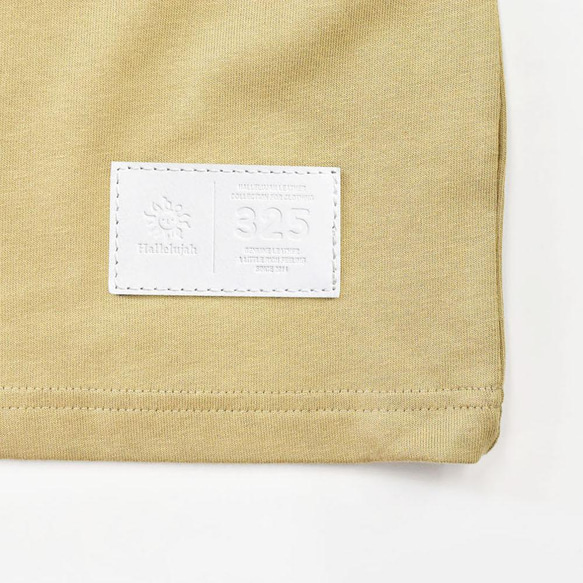 T卹 純色 Oversize 大號口袋吊牌 純色 T 卹 寬鬆棉 棉質襯衫 沙色 TA001 第2張的照片
