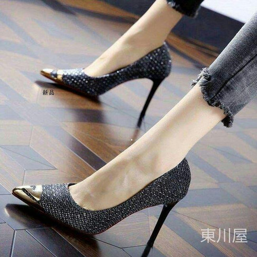 新品 先の尖ったハイヒールの女の細いかかとの女 パンプス 東川屋 通販 