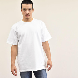 Tシャツ 厚手 無地 スーパーヘビー ヘビーウェイト 無地Tシャツ 大人 透けない タグ ホワイト TP005 3枚目の画像