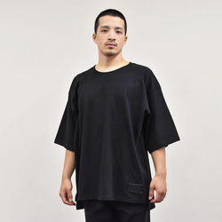 *T卹Big Silhouette Thick Plain Large Super Heavy Oversize Simple 第12張的照片