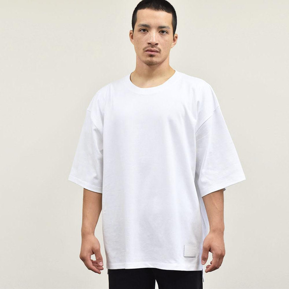 *T卹Big Silhouette Thick Plain Large Super Heavy Oversize Simple 第7張的照片