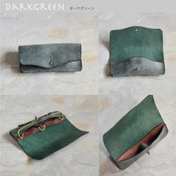 【受注制作】《世界にひとつのメガネケース》眼鏡屋さんとつくったグラスケース｜革・糸の色が選べる！ 13枚目の画像