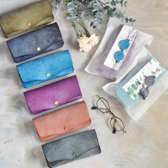 美品 レザークラフト ハンドメイド 眼球デザイン メガネケース 目