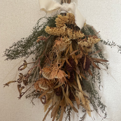 dried flower swag 2枚目の画像