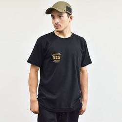 Tシャツ スモール ジャストフィット プリント ポケット シルエット ロゴ タグ オシャレ グレー TA008 9枚目の画像
