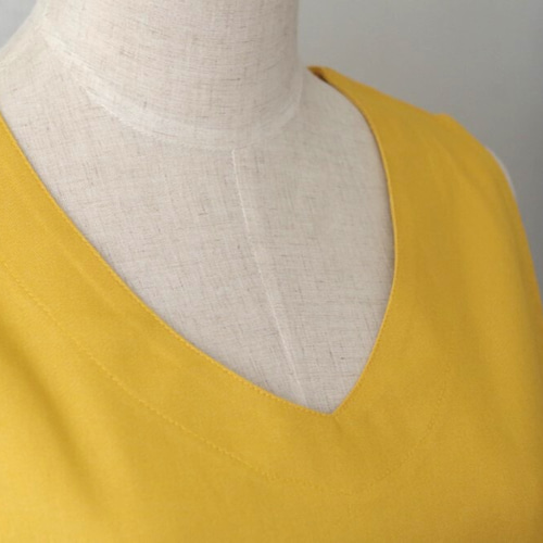 送料無料】M＊エプロン＊イエロー＊ノーキャラクター＊日本製