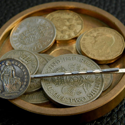 ＃PCB15　Switzerland Coin Hair Pin 1枚目の画像
