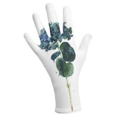 紫陽花ハンドメイド2024【受注製作】ターコイズウォータードロップ手袋　 3枚目の画像