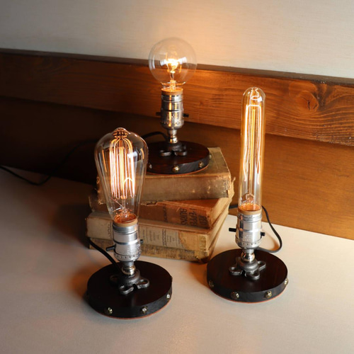 スチームパンクミニテーブルライト｜インダストリアル卓上照明