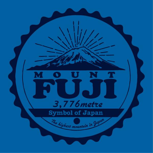 SAKAKI 富士山 国産・日本製Tシャツ 4枚目の画像