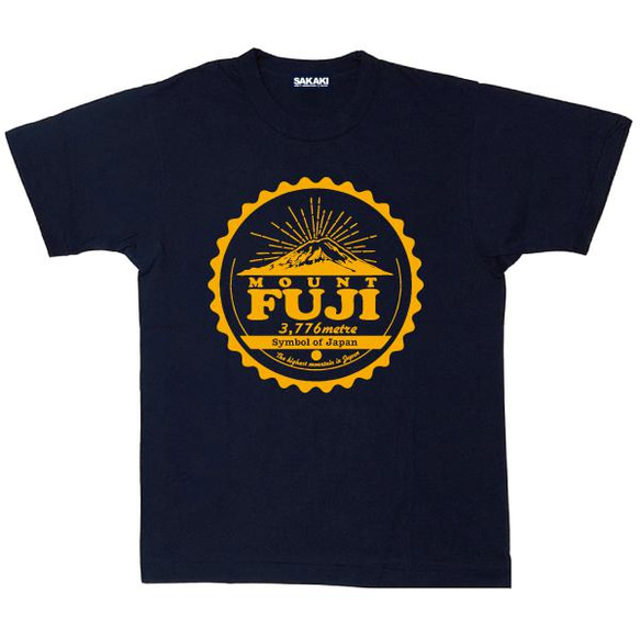 SAKAKI 富士山 国産・日本製Tシャツ 1枚目の画像