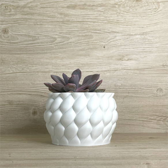 UROKO / 3D printed 植木鉢カバー / 2号 1枚目の画像