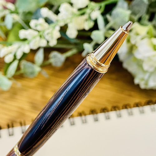 タガヤサン（鉄刀木）木軸シャープペンシル 【送料無料・ラッピング