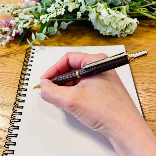 タガヤサン（鉄刀木）木軸シャープペンシル 【送料無料・ラッピング