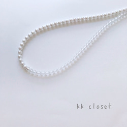 作家作品ビーズネックレス白プードル 作家作品ビーズネックレス白プードル 【公式通販】