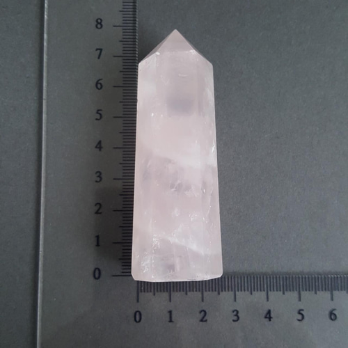 1pcs] 天然石 六角柱 クリスタル ローズクォーツ スモーキークォーツ