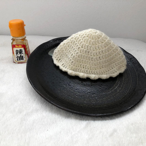 【完成】餃子　ハンドメイド　はこふぐ帽子 ご予約受付中】ハンドメイド はこふぐ帽子