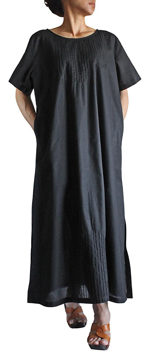 モスリン半袖カミーズドレス（DCG-017） 6枚目の画像
