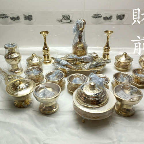 チベット仏教法器 真言宗 21点セット 密教 一面器 寺院用仏具