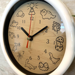 ダイナソー壁掛け時計 知育時計 クロック 恐竜時計 時間 子供時計 掛け時計 学習時計 時計 5枚目の画像