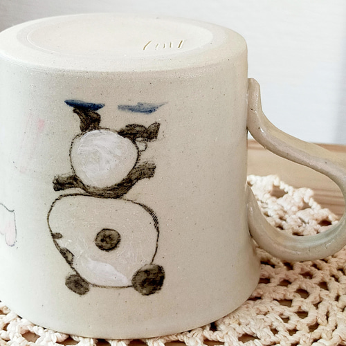 R4057 シュールパンダマグカップ1 マグカップ antomako 通販 13809390