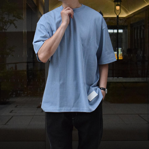 Tシャツ 極厚手 オーバーサイズ 無地 厚手 ゆったり 9.1オンス 大きめ