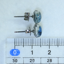 （1 件）喜馬拉雅 K2 藍銅色耳釘（6 x 8 毫米，鈦金屬耳釘） 第5張的照片