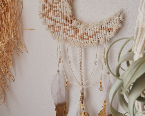 オーダー注文にて☆マクラメタペストリー☆サンセットムーン