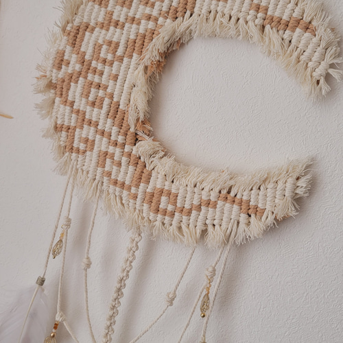 オーダー注文にて☆マクラメタペストリー☆サンセットムーン