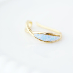 Infinity ear cuff 《skyblue in backtstyle》 2枚目の画像