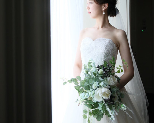 ウェディングブーケ&ブートニアレンタル✳︎3泊4日【Natural