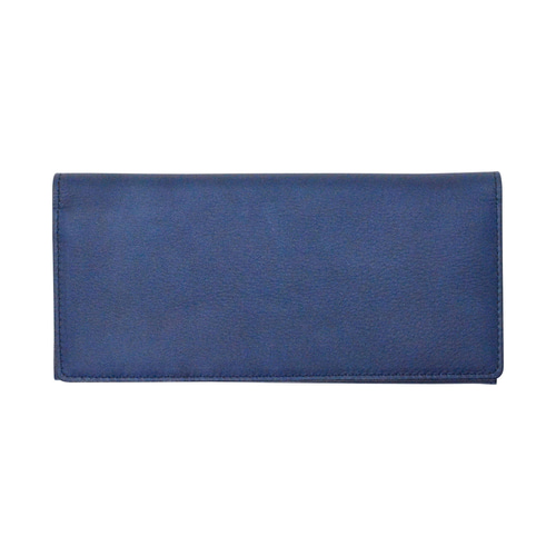 本革 天然染色 藍染め 長財布 長財布 Kinuya Indigo 通販